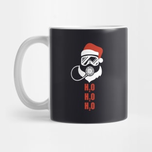 Scubadiving H2o Santa Daughter Mug